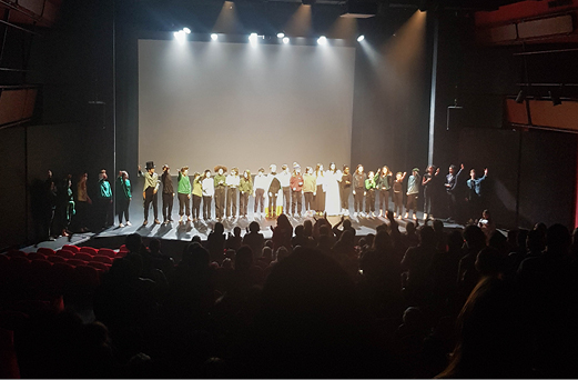 Élèves en classe théâtre du collège Jean Macé et en première option théâtre du lycée Berthelot - Restitutions | Kaspar le sauvage suivi d'Yvonne, princesse de Bourgogne